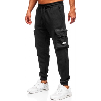 Bolf pánské teplákové jogger kapsáče K17 Černé