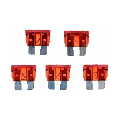 Súprava nožových automobilových poistiek MECHANIC FUSE SET 10A, 100ks SIXTOL SX1130