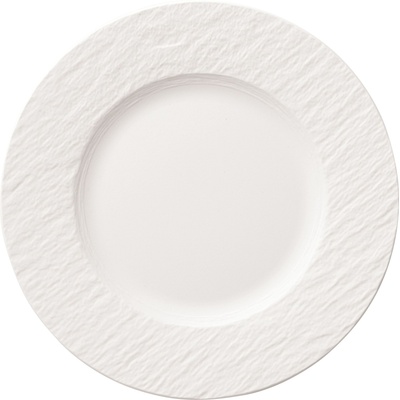 Villeroy & Boch Чиния за закуска Manufacture Rock Blanc с вдлъбнатина 22 см (10-4240-2640)
