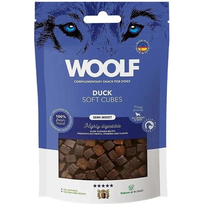 Woolf Dog Soft Cubes Kačica 100 g