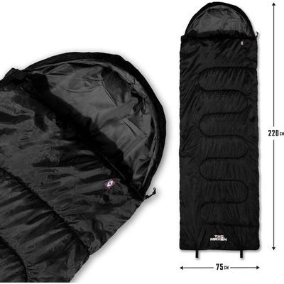 Tac Maven спален чувал Major, черен (D19002-01)