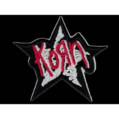 Nášivka KORN star vyšívaná zažehlovací
