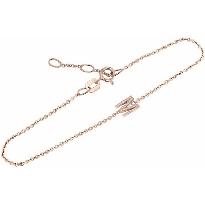 Eppi Náramok s písmenkom a lab-grown diamantmi Ainslee BR48690