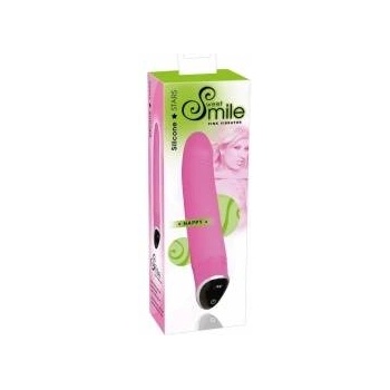 Boss of Toys Smile Happy Pink Vibrator 7-Mode Curved Model - Compact Design