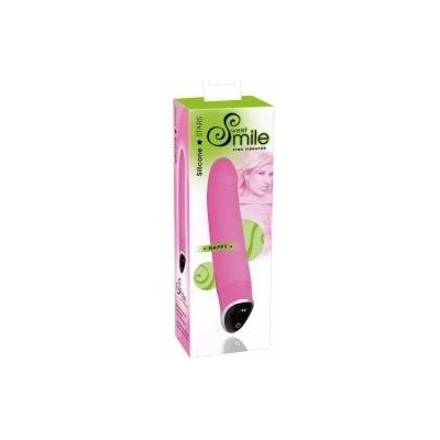 Boss of Toys Smile Happy Pink Vibrator 7-Mode Curved Model - Compact Design