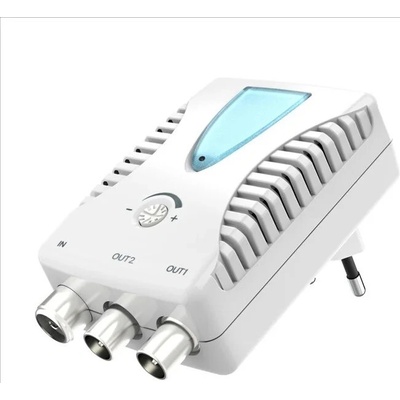 Hama anténní zesilovač s rozbočovačem, zásuvkový; 205228 – Zboží Mobilmania