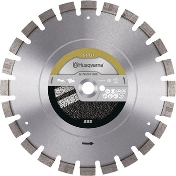 Husqvarna CONSTRUCTION Elite-Cut S85 Диамантен диск за мокро рязане на бетон, тухли и керемиди ф600 мм 25.4 мм (579 80 95-70) (579 80 95-70)