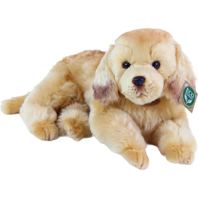 Rappa Плюшена играчка Rappa Еко приятели - Легнало куче Голдън Ретривър, 32 cm (183254)