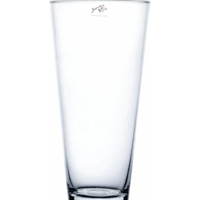 Sandra Rich Coni Váza sklenená 30 cm, priemer 14,5 cm