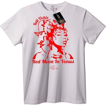 NOONEBRAND Тениска Kali Uchis Червена Луна във Венера - 6XL, White