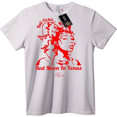 NOONEBRAND Тениска Kali Uchis Червена Луна във Венера - 6XL, White