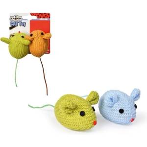 Camon Mice mesh - котешка играчка 7 см. , 2 броя
