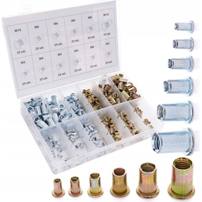 KRAFT&DELE KD10486 Nitovacie matice 300 ks M3-M10