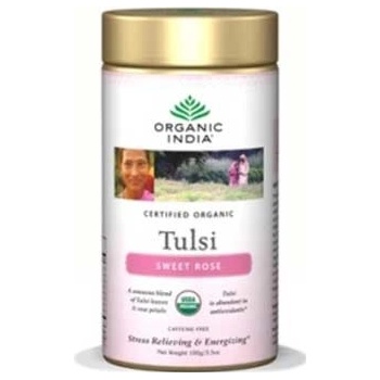 Organic India Čaj Tulsi Sweet Rose sypaný 100 g