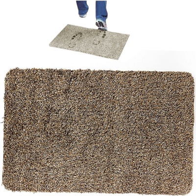 HomePRO CleanStep R8227 Extra absorpčná rohožka béžová / tmavošedá 70 x 46cm
