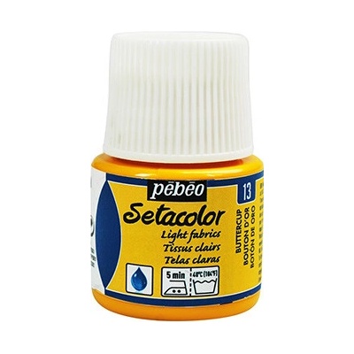 Farby na textil Pebeo Setacolor Light Fabrics 45 ml 13 Butter Cup