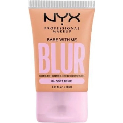 NYX Professional Makeup Bare With Me Blur Tint hydratačný make-up 06 Soft Beige 30 ml