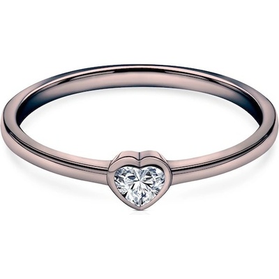 Savicki Zásnubný prsteň Pure čierne zlato diamant PURE P HE 10 D CZ