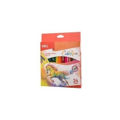 Deli ColoRun pastelky trojhranné 24ks EC00320 24