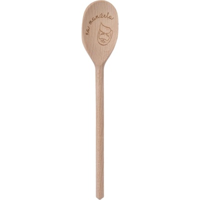 Drevená vareška „Na manžela“ 30 cm