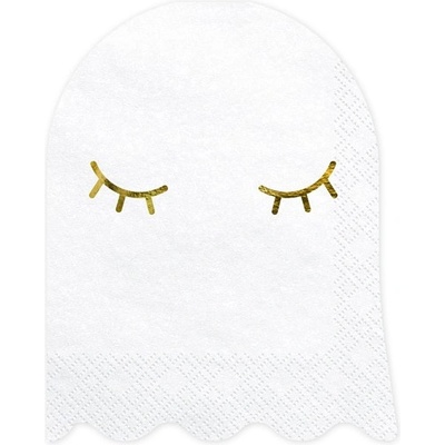 PartyDeco Салфетки за Хелоуин "Дух