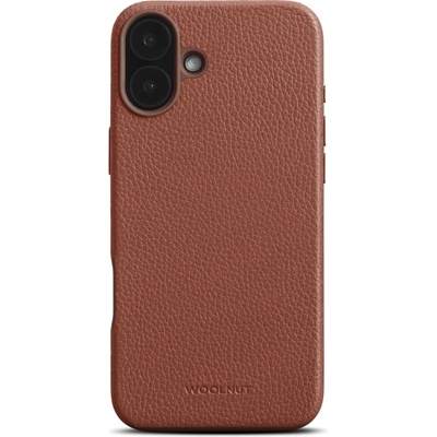 WOOLnut Leather Case for iPhone 16 Plus - Cognac (K-WN-IP16PL-C-2854-CB)