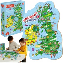 DODO Mapa Velké Británie a Severního Irska 100 dílků