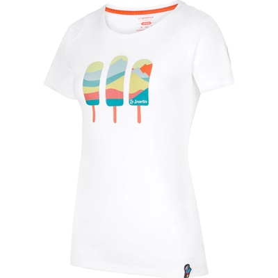 La Sportiva Дамска тениска La Sportiva Women's Icy Mountains T-Shirt - White - размер XS (116-9195-0411)