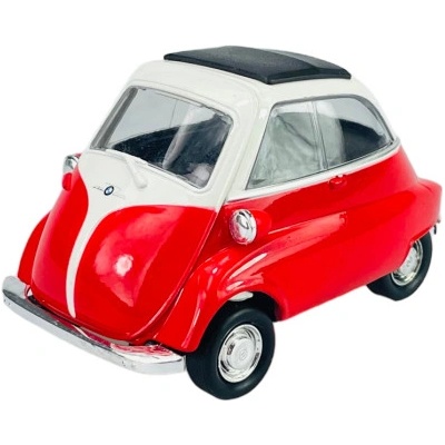 Welly BMW Isetta Červená 1:34
