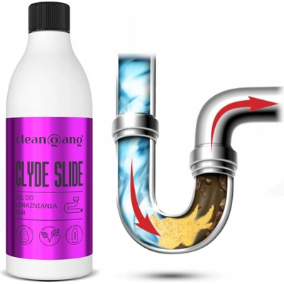 Cleangang Clyde Slide Čistič gel k zprůchodnění potrubí odpadů 0,5 l