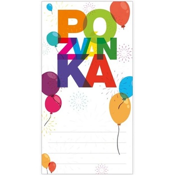 Pozvánka na oslavu P011 Balonky MFP paper