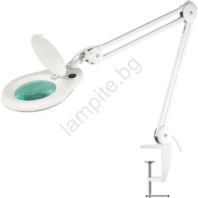 Geti Led Настолна лампа с лупа led/9w/230v бяла (ti0010)