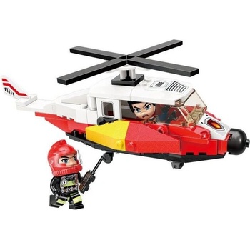 Qman Конструктор, Qman, Спасителен вертолет, 91 части (Q12011-2)