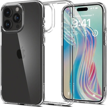 Spigen Калъф Spigen - Crystal Hybrid, iPhone 15 Pro Max, прозрачен (ACS06446)