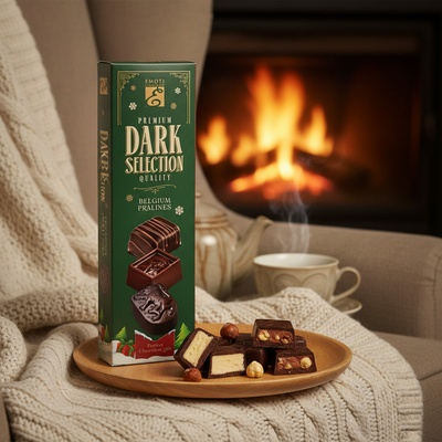 Emoti de chocolat Emoti Bonboniéra Dark Selection 65 g