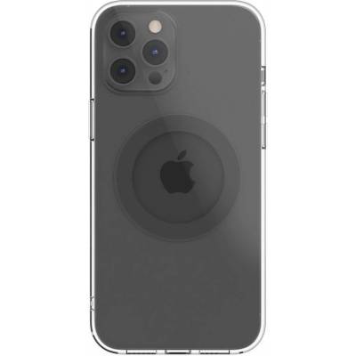 SwitchEasy MagClear Case - термополиуретанов (TPU) кейс с вграден магнитен конектор (MagSafe) за iPhone 12, iPhone 12 Pro (сив-прозрачен)