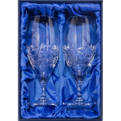 Bohemia Crystal sada broušených sklenic na pivo - brus Graffiti Počet sklenic 2 x 420 ml