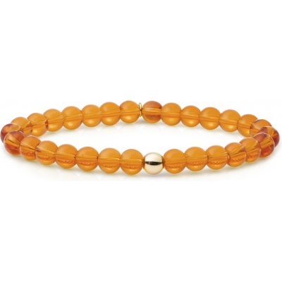 Sparkling Jewels korálkový náramek s citrínem SBG-GEM38-ADD-6MM