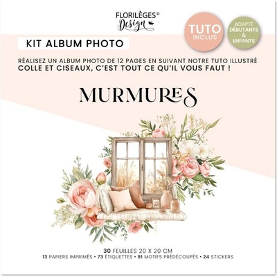 FLORILÉGES DESIGN Velká kreativní sada v bloku - Murmures