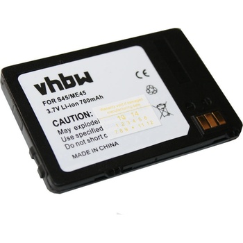Image 1 of VHBW Батерия за Siemens S45 / S45i / ME45, 700 mAh (106101500)