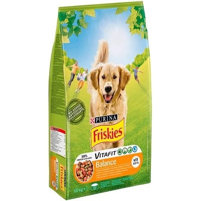 Friskies Balance s lahodnou kombináciou kuraťa a hovädzieho a so zeleninou 10 kg