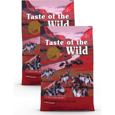 Taste of the Wild Southwest Canyon Canine Formula 2 x 5,6 kg