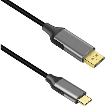 DeTech Кабел DeTech, USB-C Thumderbolt-3 -DP 1.8m, 4K, 60Hz, Черен - 18397 (18397)