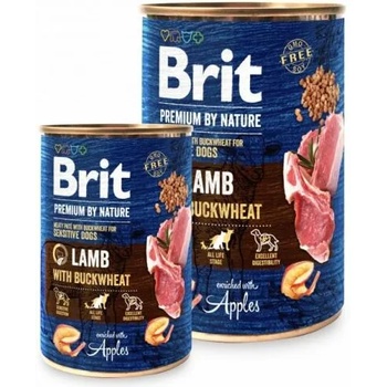 Image 1 of Brit Premium by Nature Adult Lamb with Buckwheat 24x800 g