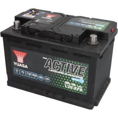 YUASA Active Leisure EFB 12V 75Ah 730A right+ L28-EFB