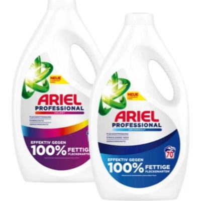 Ariel Professional 100 % Color a Universal prací gel 2 x 70 PD 6,3 l