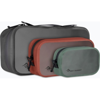 Sea to Summit Комплект органайзери Sea To Summit Hydraulic Packing Cube 3 бр. picante/laurel wreath/jet black