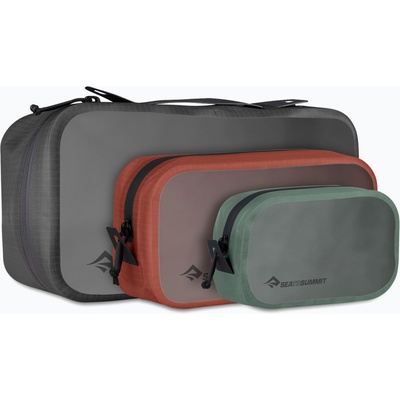 Sea to Summit Комплект органайзери Sea To Summit Hydraulic Packing Cube 3 бр. picante/laurel wreath/jet black