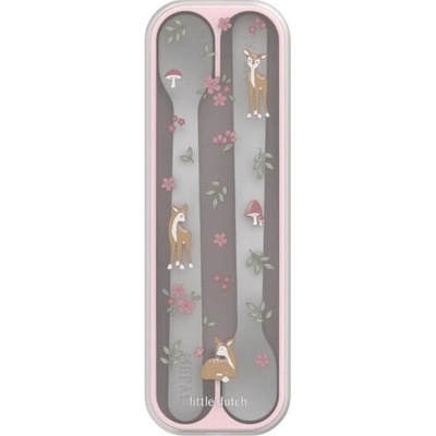 Little Dutch Lyžičky 2 ks s puzdrom Fairy Garden