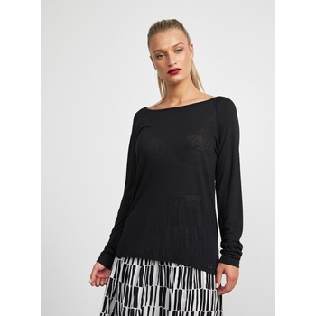 ZOOT. lab Черна дамска риза с ленено каре METROOPOLIS by ZOOT. lab Elfie ZOOT. lab | Cheren | ЖЕНИ | XS